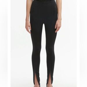 WARDROBE.NYC Black leggings front ankle zip M